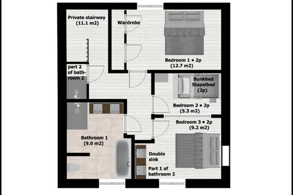 Authentic Stays - 6P-Maisonette Eijsden Bagian luar foto